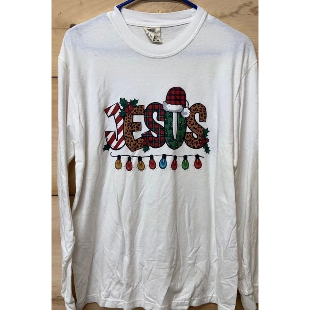 Long sleeve Christmas Jesus shirt